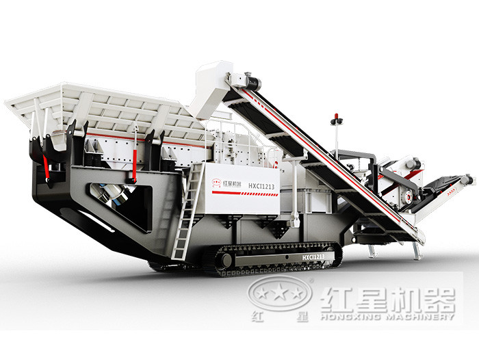 履帶式移動(dòng)破碎機(jī)——履帶液壓驅(qū)動(dòng)，一體化作業(yè)效率更高