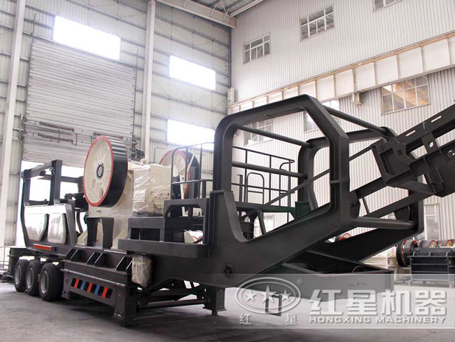 時產(chǎn)40噸車載流動打沙機，縱橫于重慶城鄉(xiāng)之間