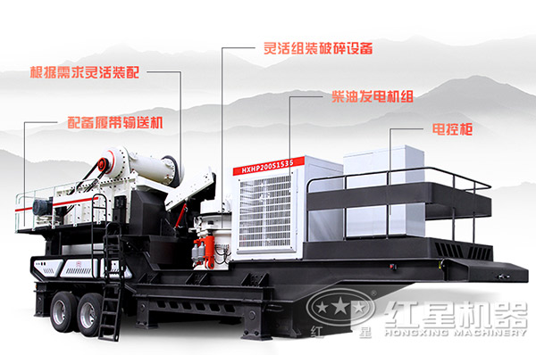 汽車流動破石機(jī)的組成