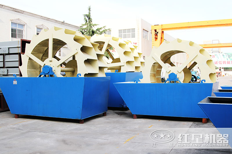 一天能洗3000噸的3020輪斗式洗砂機(jī)，以高產(chǎn)威震四方